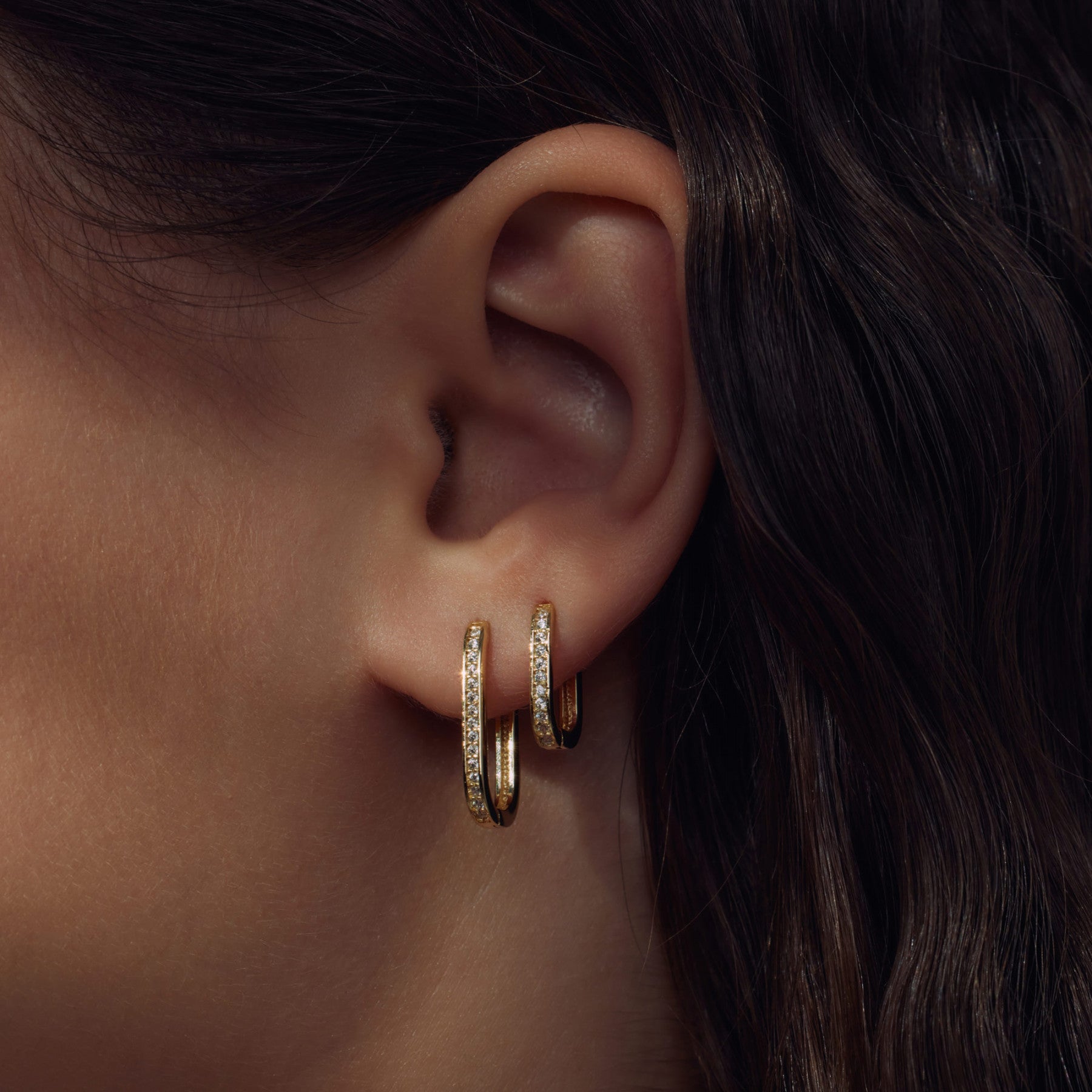 Parte Di Me Sorprendimi 925 Sterling Silver Earrings Giftsetwith14K Gold Plating PDM90061