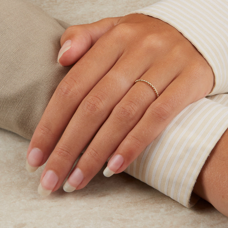 Blush 14 Karaat Gouden Ring 1195YGO/48 (Maat: 48)-zoom-