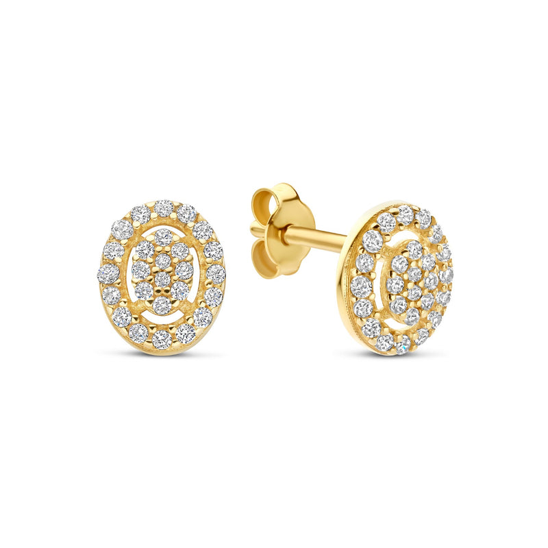 Isabel Bernard Le Marais Anne 14 Karaat Gouden Oorknoppen IB360292-zoom-