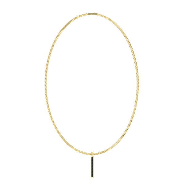 Guess Eclipse Noir Gold Necklace JUMN05098JWYGT-U
