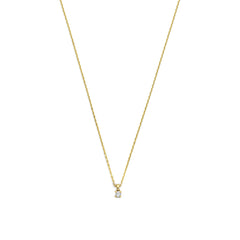 Isabel Bernard De la Paix Céline 14 Carat Golden Necklace | diamond 0.05 ct | IBD350001
