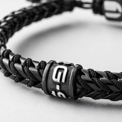 G-Star DualShield Black Nylon Bracelet GSJ.108.02