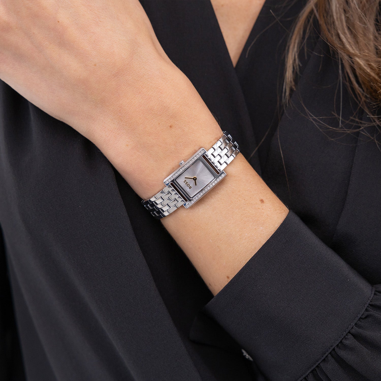 Hugo Boss Lucy Precious Silver Women's Watch HB1502816