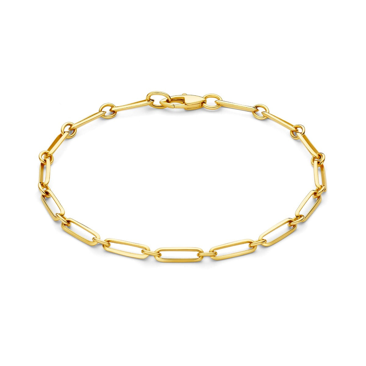 Isabel Bernard Aidee Royale 14 Karat Gold Link Necklace IB320140
