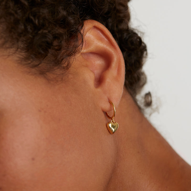 P D Paola Engrave Me 925 Sterling Silver Gold-coloured L'Absolu Earrings Gold Plated AR01-364-U-zoom-