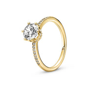 Pandora Clear Sparkling Crown Solitaire Ring 168289C01-52