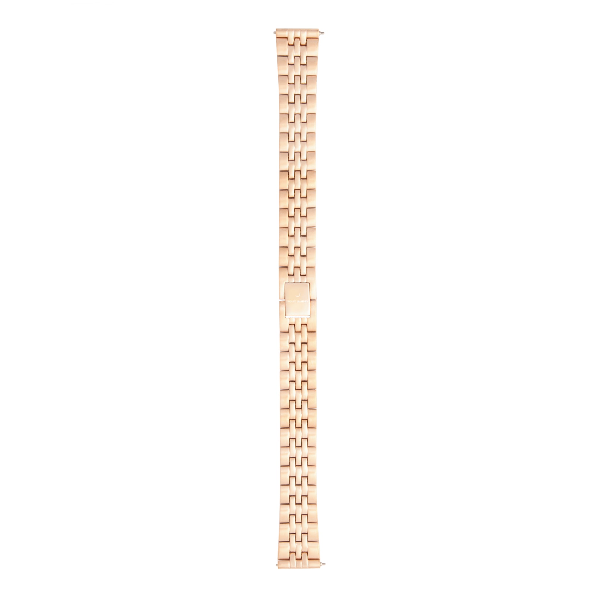 Violet Hamden Sunrise Roesgoldcoloured Stalen Watch Strap VH43004