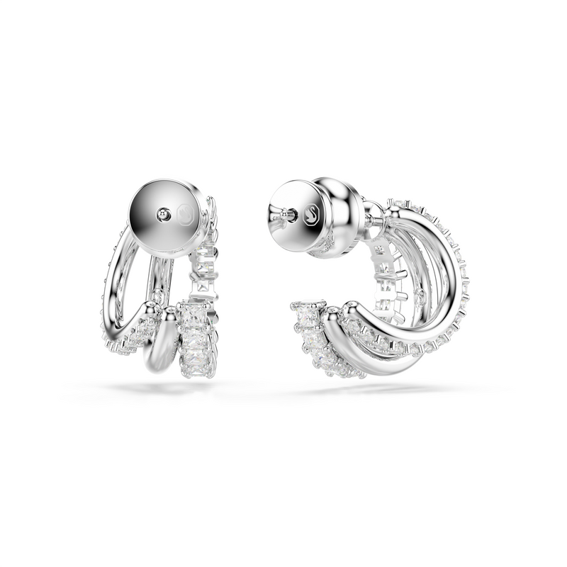 Swarovski Hyperbola Silver Earrings 5737110-zoom-