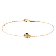 P D Paola Color 925 Sterling Silver Bracelet with Gold Plating PU01-787-U