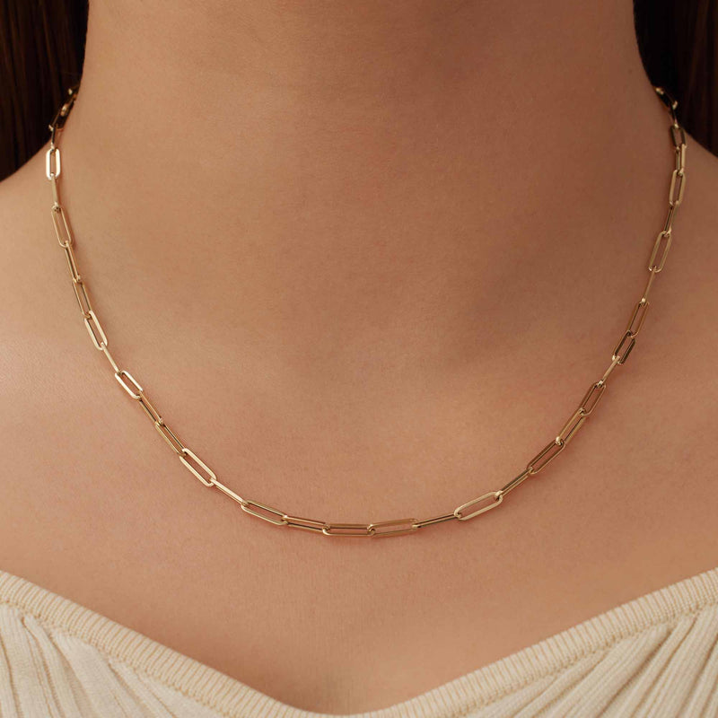 Isabel Bernard Aidee Odile 14 Karaat Gouden Schakelketting IB340160-zoom-
