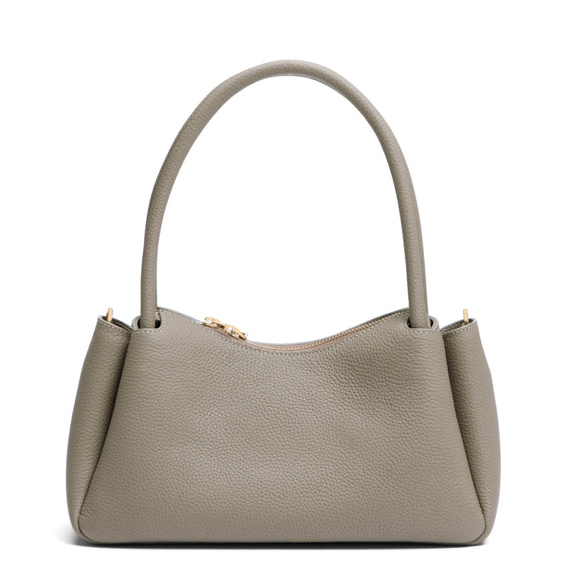Isabel Bernard Honoré Eve Taupe Handtas Van Kalfsleer IB21133-078-zoom-