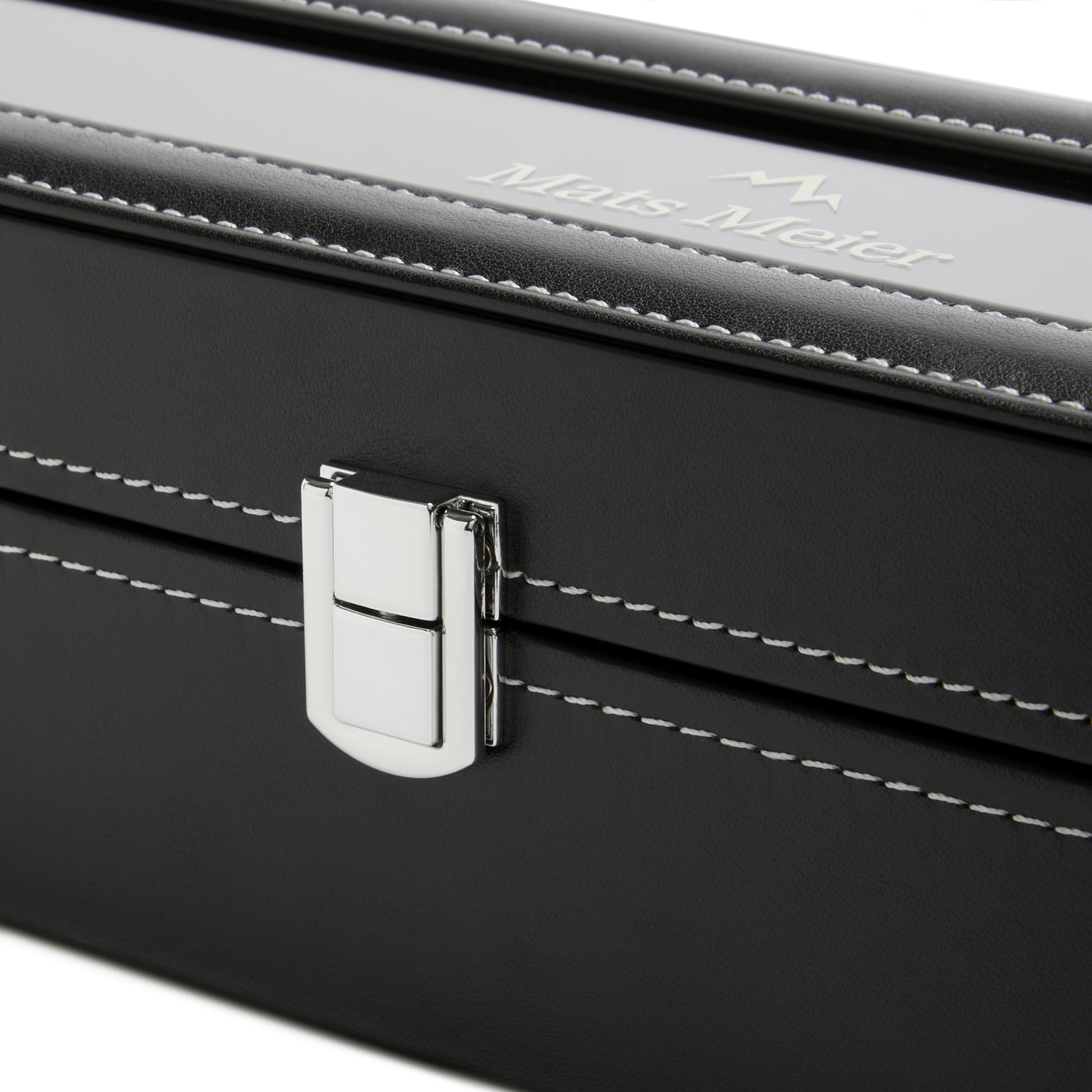 Mats Meier Mont Fort Black Watchbox voor 6 Watchs