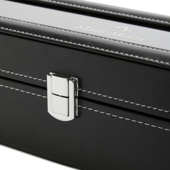 Mats Meier Mont Fort Black Watchbox voor 6 Watchs