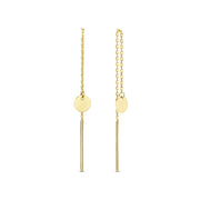 Isabel Bernard Le Marais Jeanne 14 Karaat Gouden Oorhangers IB360223