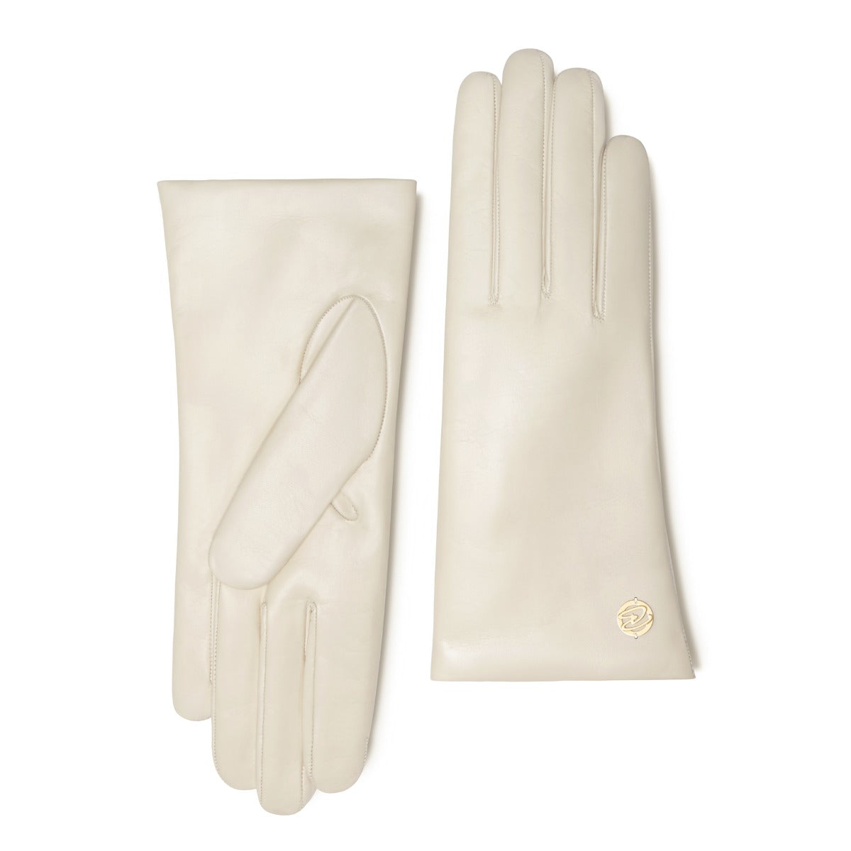 Isabel Bernard Honoré Eleanor cream goatskin leather gloves IB67000-372-8