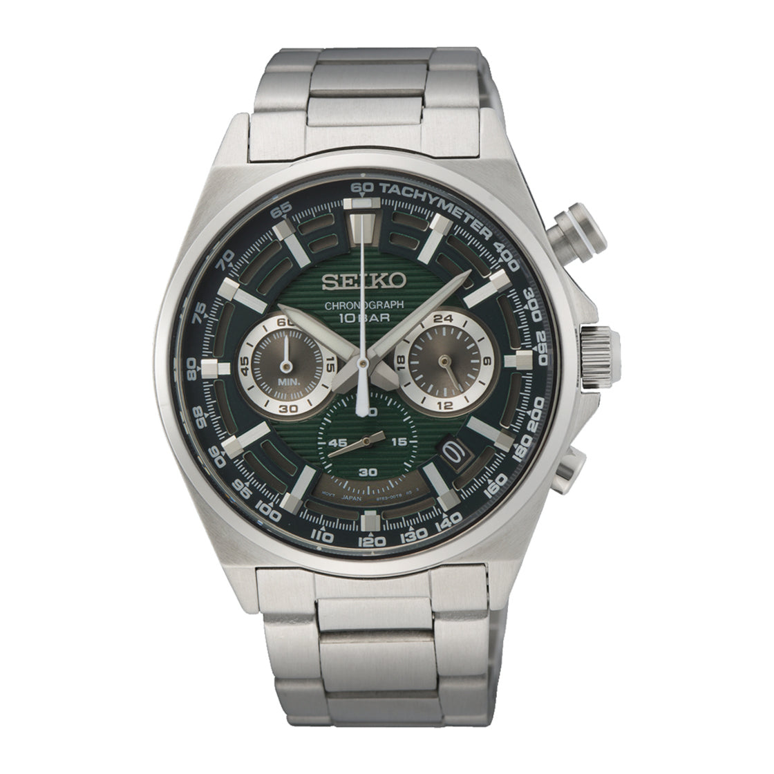 Seiko Chronograph Silver Watch SSB405P1