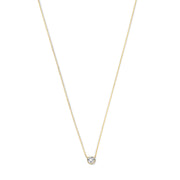 Violet Hamden Venus 925 Sterling Zilveren Gold Plated Ketting met Geboortesteen VH340010-JUN