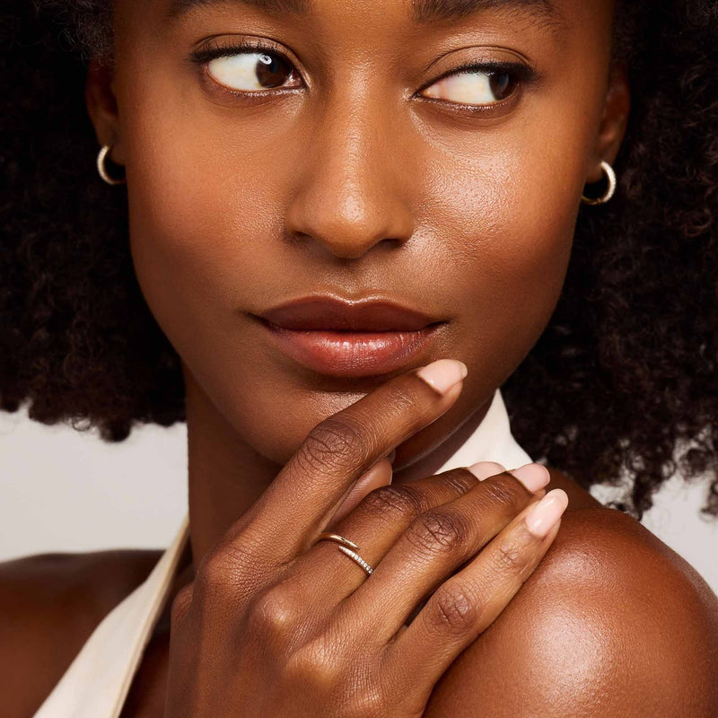 Isabel Bernard De la Paix Flavie 14 karaat gouden ring met diamant 0.08 ct IBD330034-54-zoom-