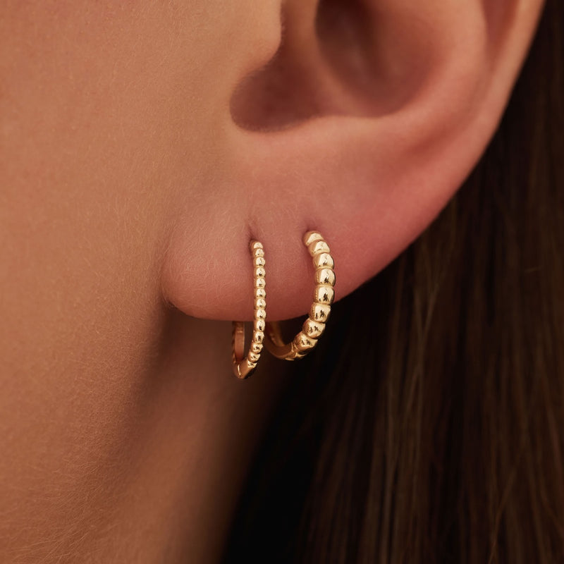 Beloro Jewels La Rinascente Elena 9 karaat oorringen (10.5 mm) BO360070-zoom-