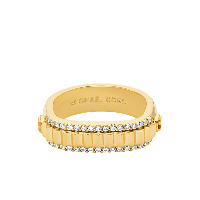 Michael Kors Premium Brass Women's Ring MKJ8611710-8-zoom-