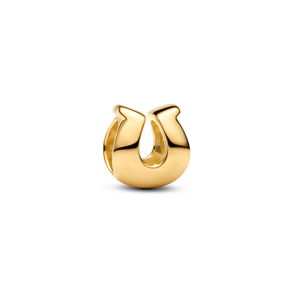 Pandora Moments Gold Plated Horseshoe Mini Charm 764517C00