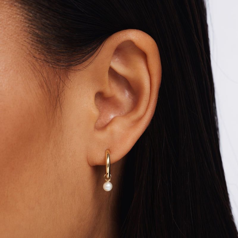 Isabel Bernard Belleville Luna 14 karaat gouden oorringen IB360158-zoom-