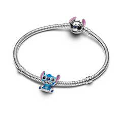 Pandora Collabs 925 Sterling Silver Disney Stitch Charm 793815C01