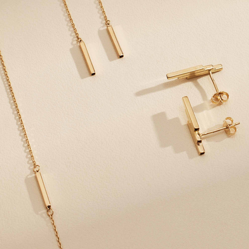 Isabel Bernard Le Marais Rosalie 14 Karaat Gouden Oorhangers IB360214-zoom-