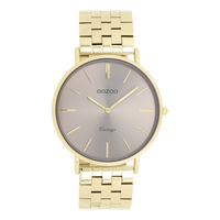 OOZOO Vintage Gold and Taupe Women's Watch C20403