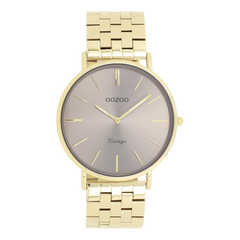 OOZOO Vintage Gold and Taupe Women's Watch C20403