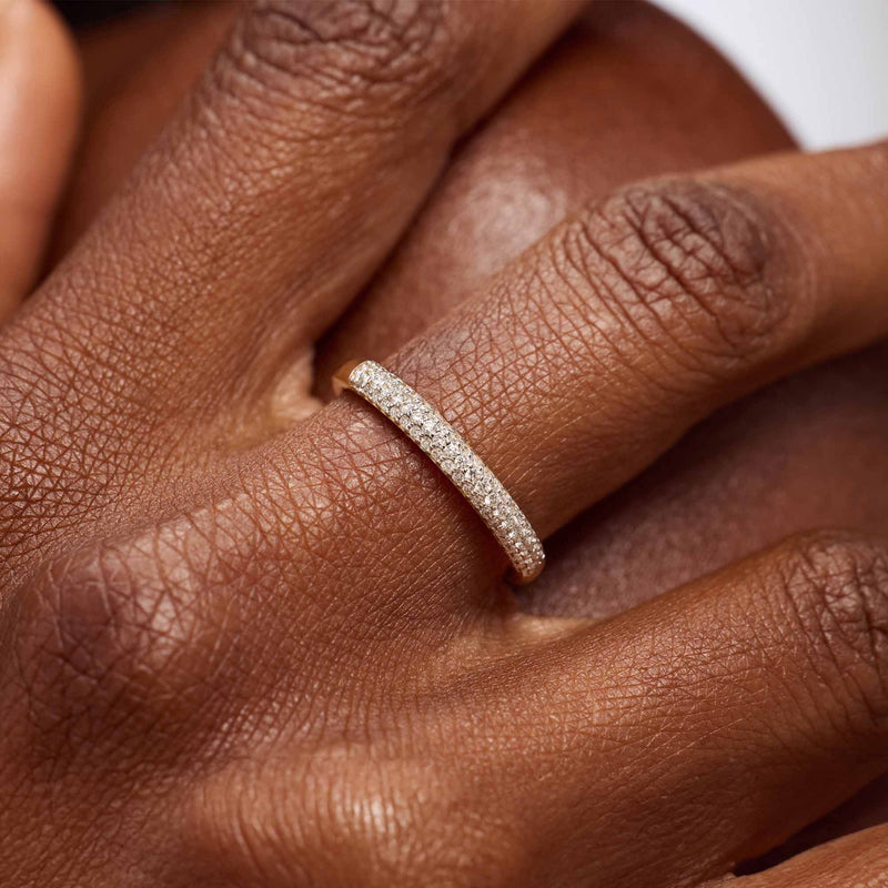 Isabel Bernard De la Paix Laure 14 Karat Gold Ring with Diamond 0.22 Carat IBD330035-58-zoom-