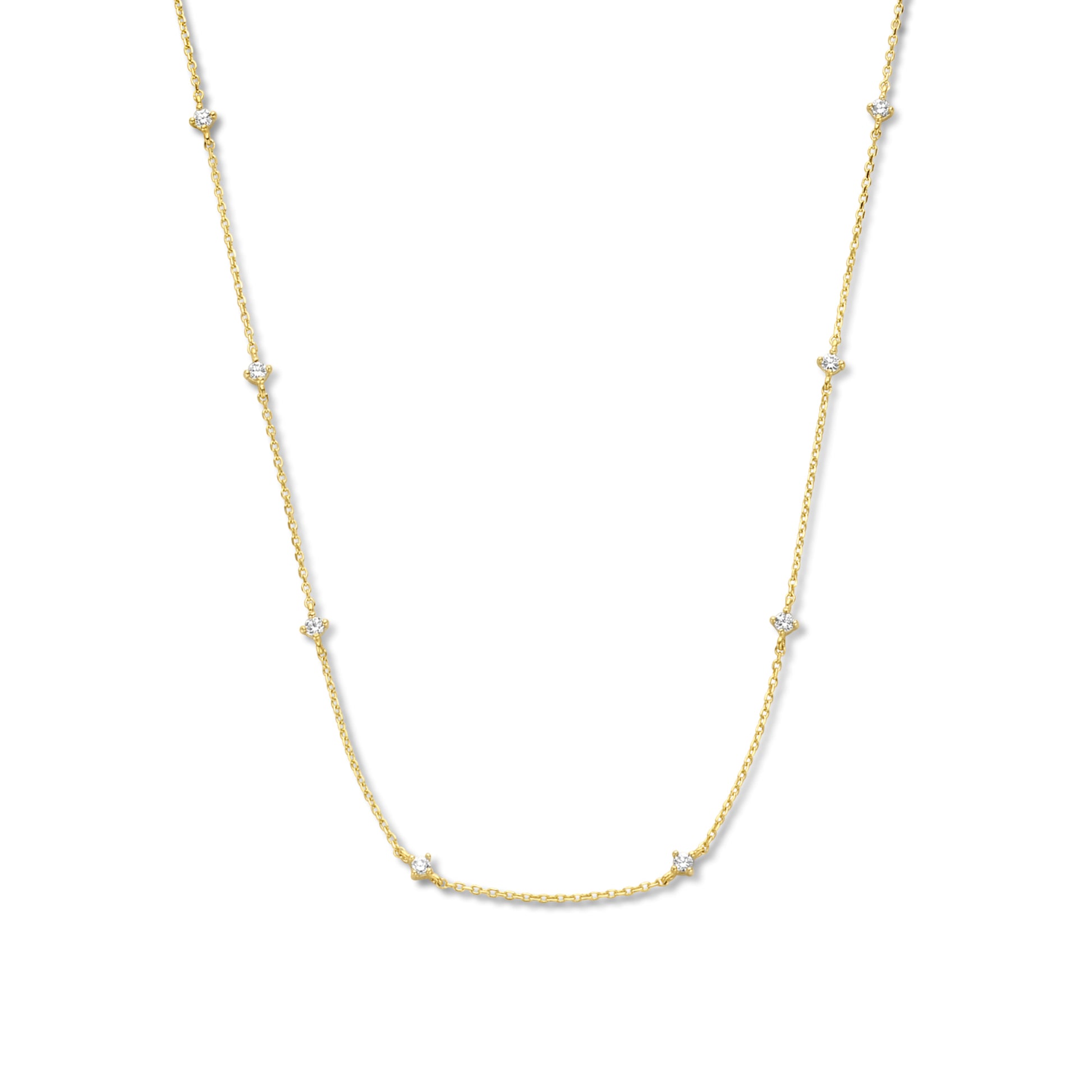 Isabel Bernard Rivoli Esmée 14 Carat Golden Necklace IB340123