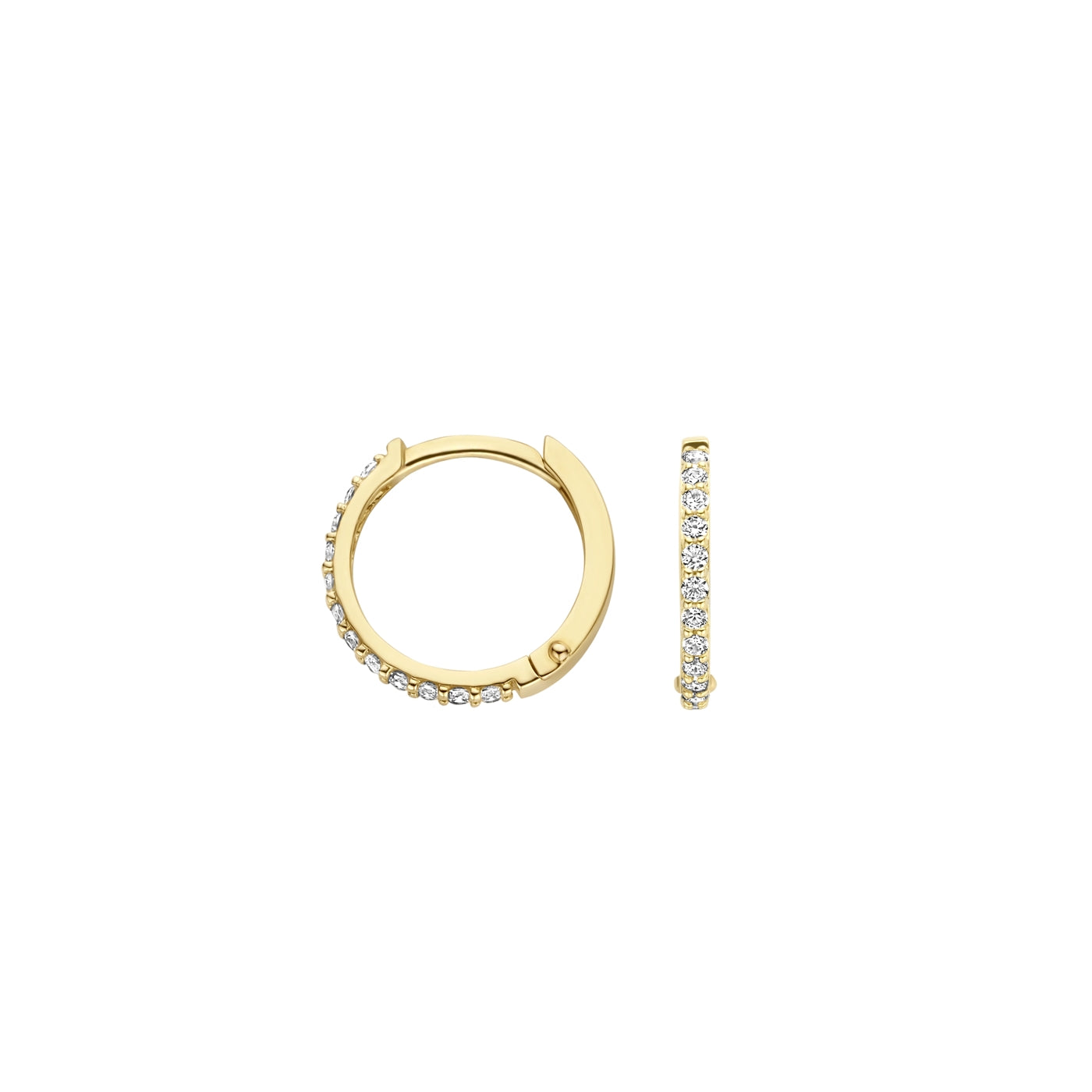 Blush Gold Hoop Earrings 7270YZI