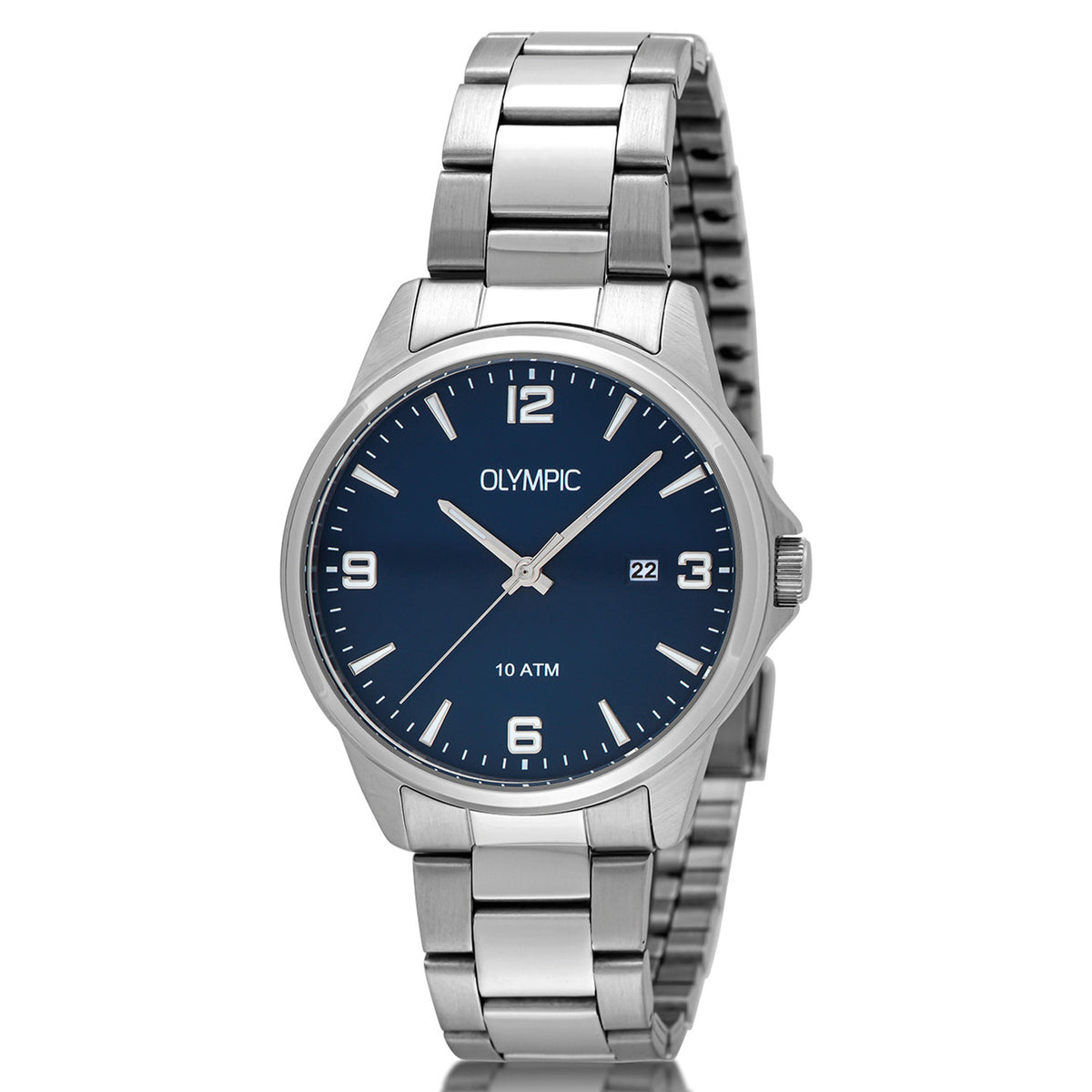 Olympic Glenn Blauw Heren Horloge 2002-OL26HSS316