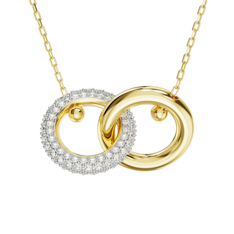 Swarovski Dextera Gold-coloured Pendant 5668820 (Length: 38.00 - 45.00 CM-zoom-