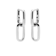 Karma 925 Sterling Silver Fine Densely Hoop Earrings H205S