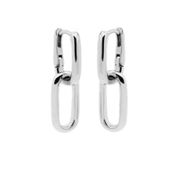 Karma Hoops Silver Hoop Earrings H205S