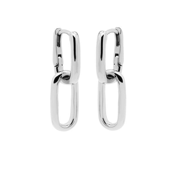 Karma 925 Sterling Silver Fine Densely Hoop Earrings H205S