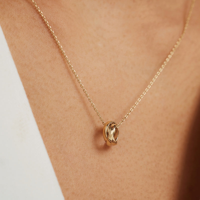 Isabel Bernard Rivoli Méline 14 Karaat Gouden Collier IB340150-zoom-