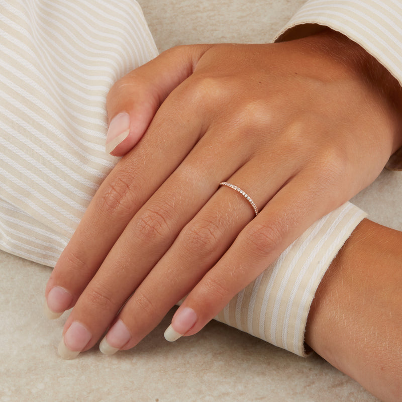 Blush 14 Karaat Roségouden Ring 1201RZI/46 (Maat: 46)-zoom-