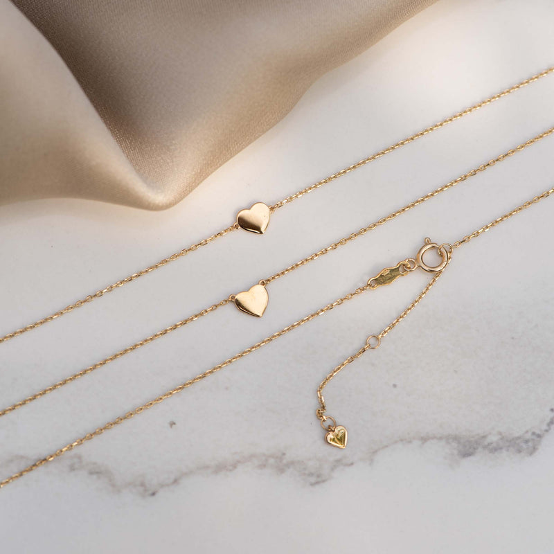 Isabel Bernard Belleville Amore 14 karaat gouden collier IB340089-zoom-