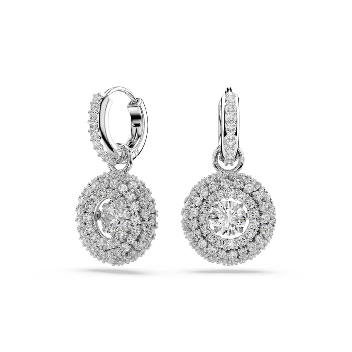 Swarovski Sublima Glam Silver-Tone Earrings 5738193