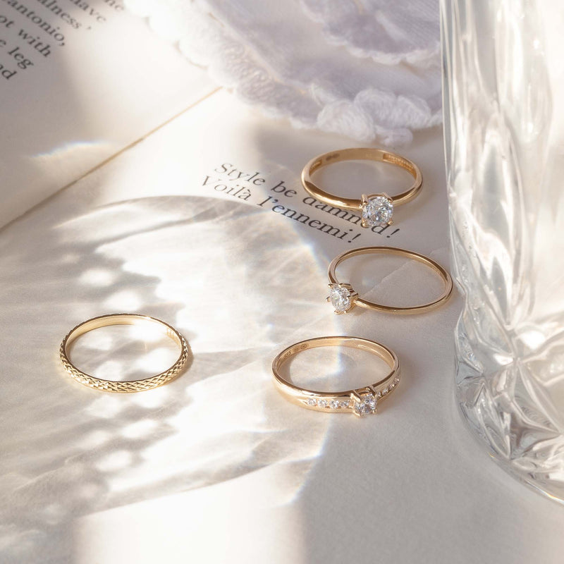 Isabel Bernard Rivoli Laura 14 karaat gouden ring IB330064-60-zoom-