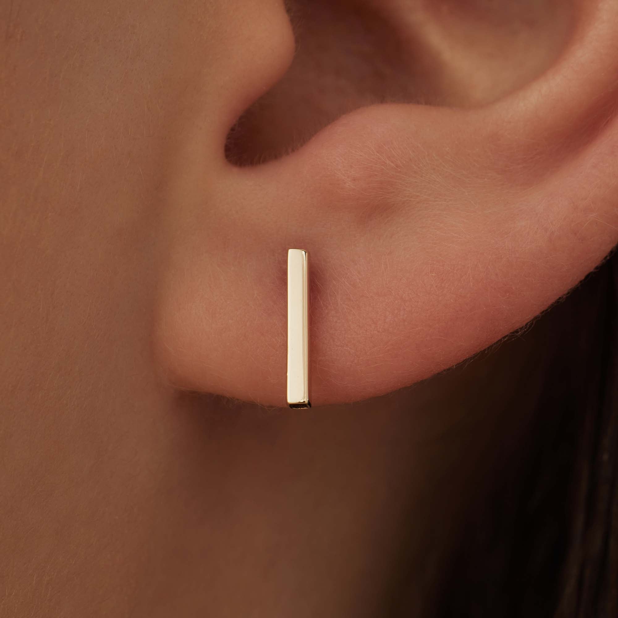 Isabel Bernard Le Marais Rosalie 14 Carat Golden Ear Studs IB360215