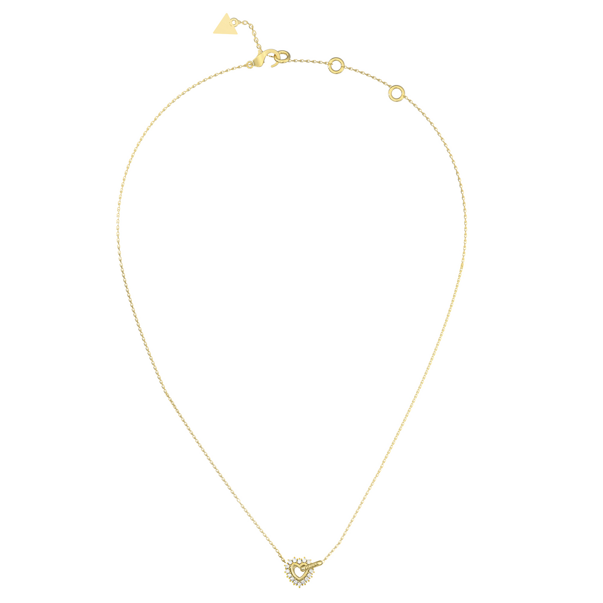 Guess Iconique Gold Necklace JUBN05533JWYGT-U