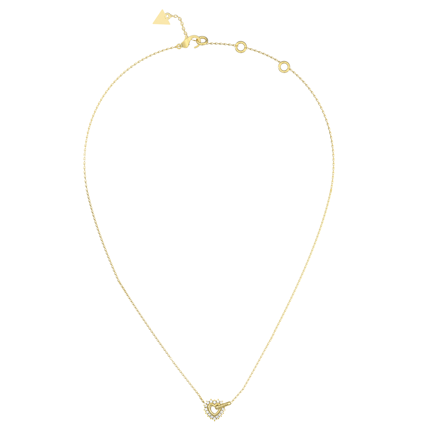 Guess Iconique Gold Necklace JUBN05533JWYGT-U