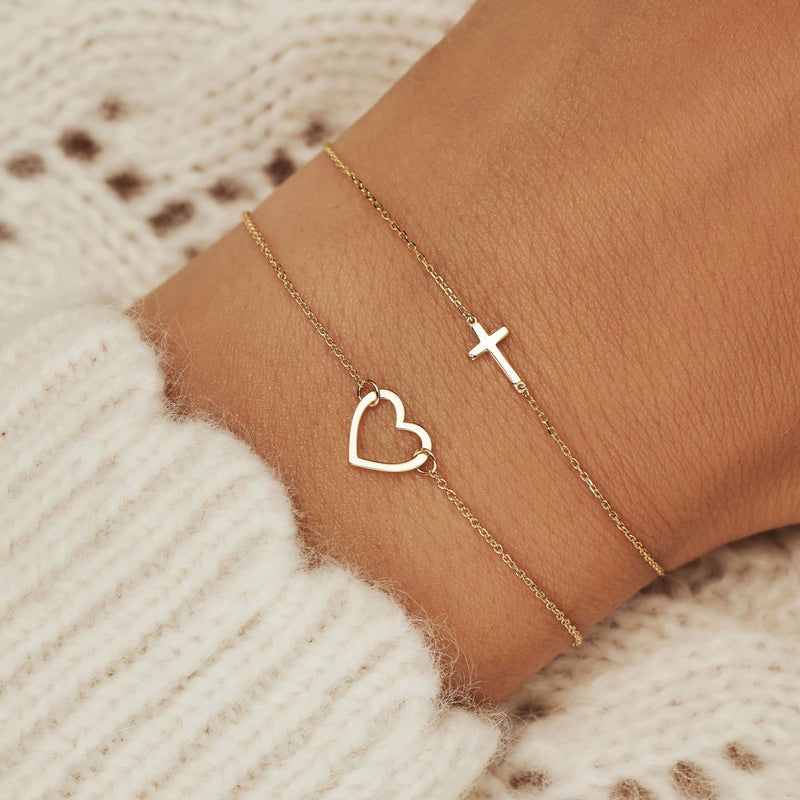 Isabel Bernard Cadeau d'Isabel 14 Karaat Gouden Collier en Armband Giftset IB90091-zoom-