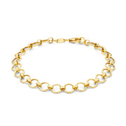 Isabel Bernard Belleville Axelle 14 Karaat Gouden Schakelarmband IB320136
