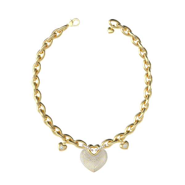 Guess Crazy In Love Gouden Ketting JUBN05205JWYGT-U