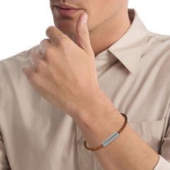 Calvin Klein Leather Bracelet 2002-CJ35000421